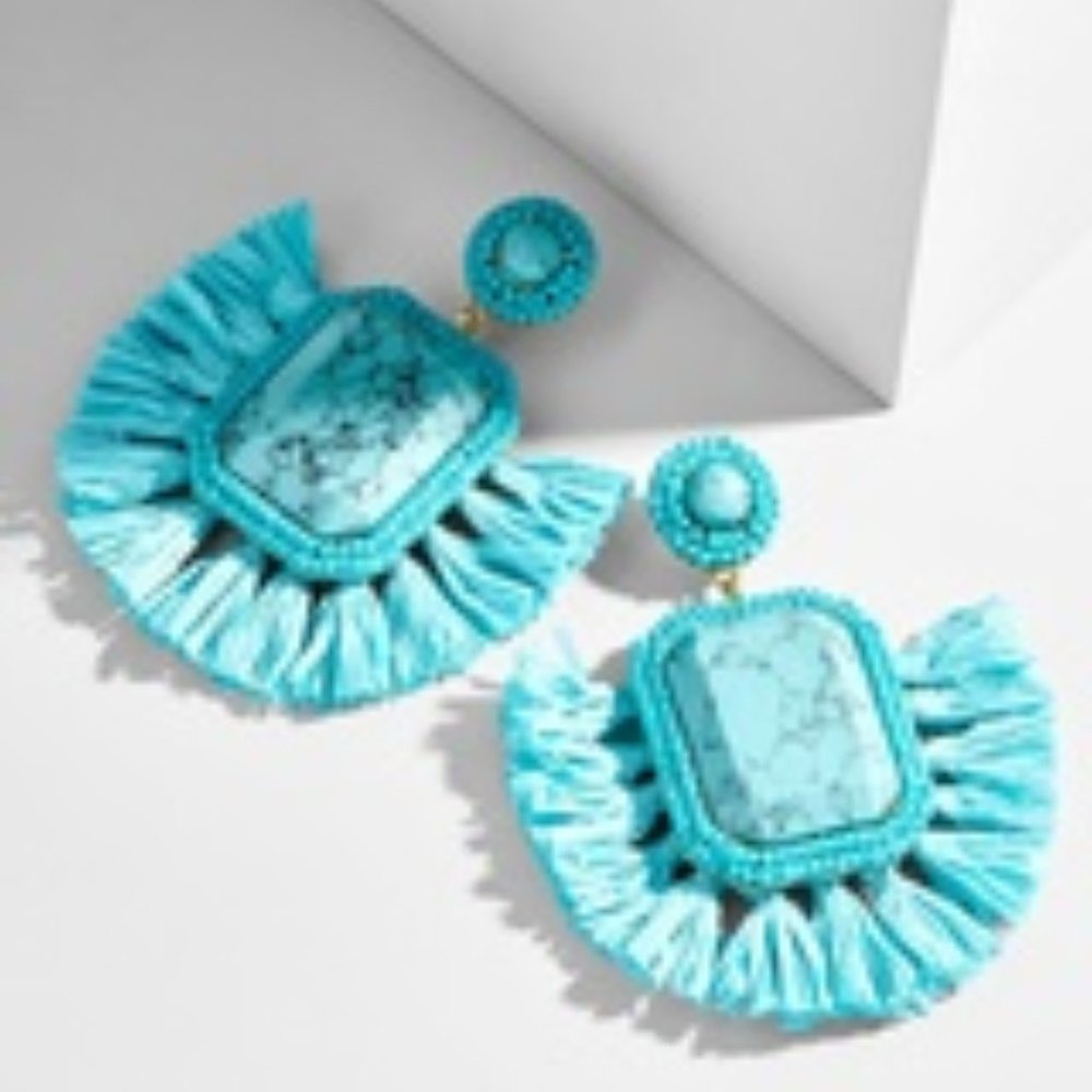 BaubleBar Ambrosia Earrings in Turquoise
